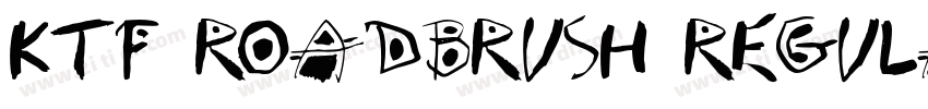 KTF Roadbrush Regula字体转换